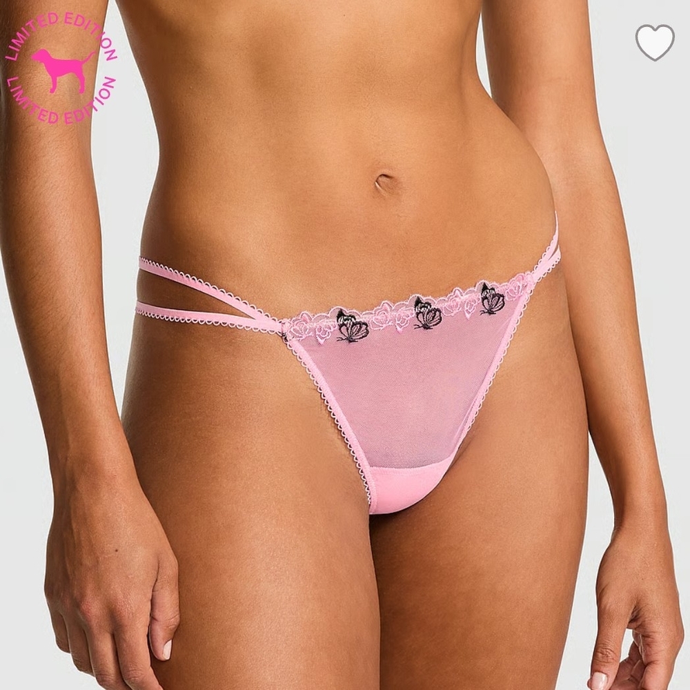 Limited Edition Pink Lace Thong